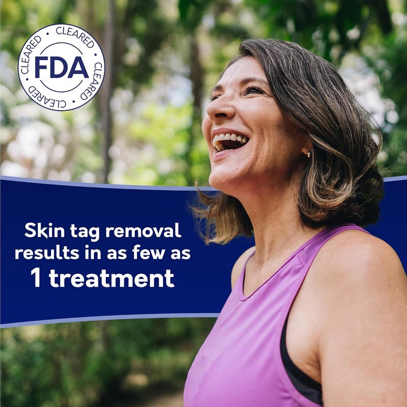 Compound W Freeze Off Skin Tag Remover, FDA Approved Skin Tag Removal Kit with 8 Skin Tag Remover Applications and 1 Pair of Tweezers - Image 1